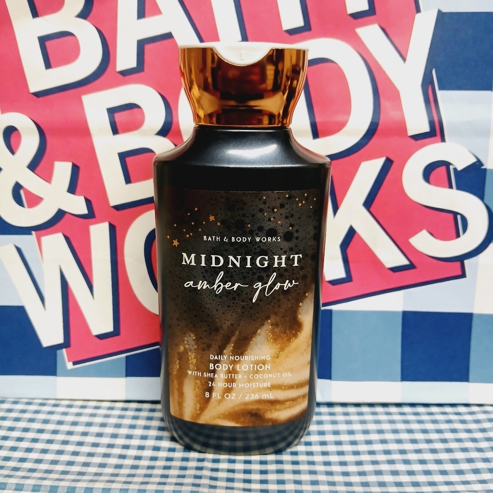 Bath and Body Works Midnight Amber Glow Body Lotion - Picture 1 of 3